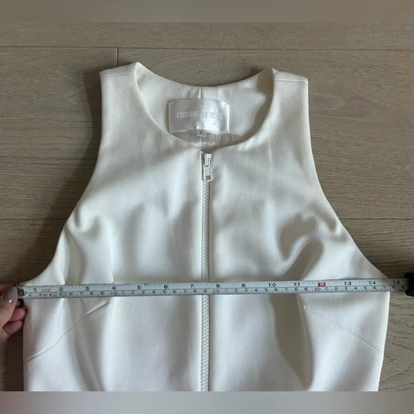 Cushnie Et Ochs RUNWAY white/cream mini dress size 6 - Picture 2 of 12